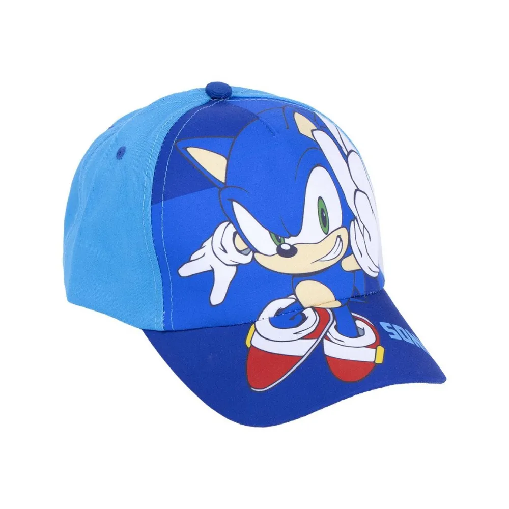 SONIC THE HEDGEHOG POSE BLUE BASEBALL CAP [KIDS]