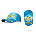 POKEMON PIKACHU PIKA PIKA! BLUE BASEBALL CAP [KIDS]