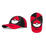 POKEMON POKEBALL RED BASEBALL CAP [KIDS]