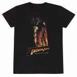 INDIANA JONES TEMPLE OF DOOM MOVIE POSTER PRINT BLACK T-SHIRT