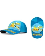 POKEMON PIKACHU PIKA PIKA! BLUE BASEBALL CAP [KIDS]