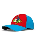 SUPER MARIO BROS MARIO AND YOSHI RED BASEBALL CAP [KIDS]