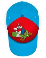 SUPER MARIO BROS MARIO AND YOSHI RED BASEBALL CAP [KIDS]