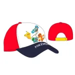 POKEMON STARTERS RED AND WHITE BASEBALL CAP [KIDS]