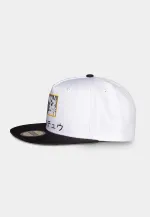 OFFICIAL POKEMON PIKACHU PRINTED PATCH ANIME STANCE WHITE SNAPBACK BASEBALL CAP HAT