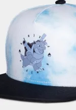 OFFICIAL POKEMON SQUIRTLE, WARTORTLE, BLASTOISE BLUE TIE DYE SNAPBACK BASEBALL CAP HAT