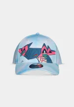 OFFICIAL POKEMON DRAGAPULT BLUE TIE DYE ADJUSTABLE BASEBALL CAP HAT