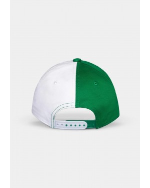 OFFICIAL POKEMON BULBASAUR 001 COLOUR SPLIT WHITE AND GREEN SNAPBACK BASEBALL CAP HAT