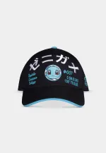 OFFICIAL POKEMON SQUIRTLE 007 STATS JAPANESE BLACK SNAPBACK BASEBALL CAP HAT