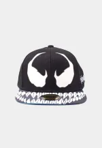 MARVEL COMICS VENOM EYES / TEETH COSPLAY BLACK SNAPBACK BASEBALL CAP HAT