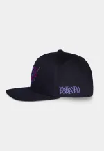 MARVEL COMICS BLACK PANTHER WAKANDA FOREVER LOGO SNAPBACK BASEBALL CAP HAT