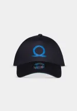 GOD OF WAR RAGNAROK LOGO GREEK SYMBOL PRINT BLACK STRAPBACK BASEBALL CAP HAT