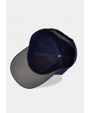 ASSASSIN'S CREED MIRAGE ORANGE SYMBOL NAVY BLUE SNAPBACK BASEBALL CAP HAT