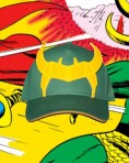 MARVEL COMICS LOKI HORNED HELMET COSPLAY GREEN SNAPBACK BASEBALL CAP