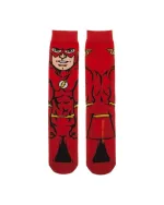 DC COMICS THE FLASH 360 ALL OVER CREW SOCKS (OFFICIAL)