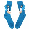 SONIC THE HEDGEHOG with QUILLS 1 PAIR CREW SOCKS