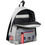 NASA WORM LOGO GREY REFLECTIVE 2 IN 1 FANNY PACK AND BACKPACK BAG