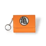 OFFICIAL DRAGON BALL Z MASTER ROSHI TURTLE SYMBOL KANJI TRI-FOLD WALLET WITH CHAIN