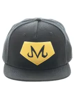 OFFICIAL DRAGON BALL Z - MAJIN SYMBOL BLACK SNAPBACK CAP WITH PRINTED VISOR