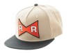 OFFICIAL DRAGON BALL Z - RED RIBBON ARMY SYMBOL BROWN SNAPBACK CAP