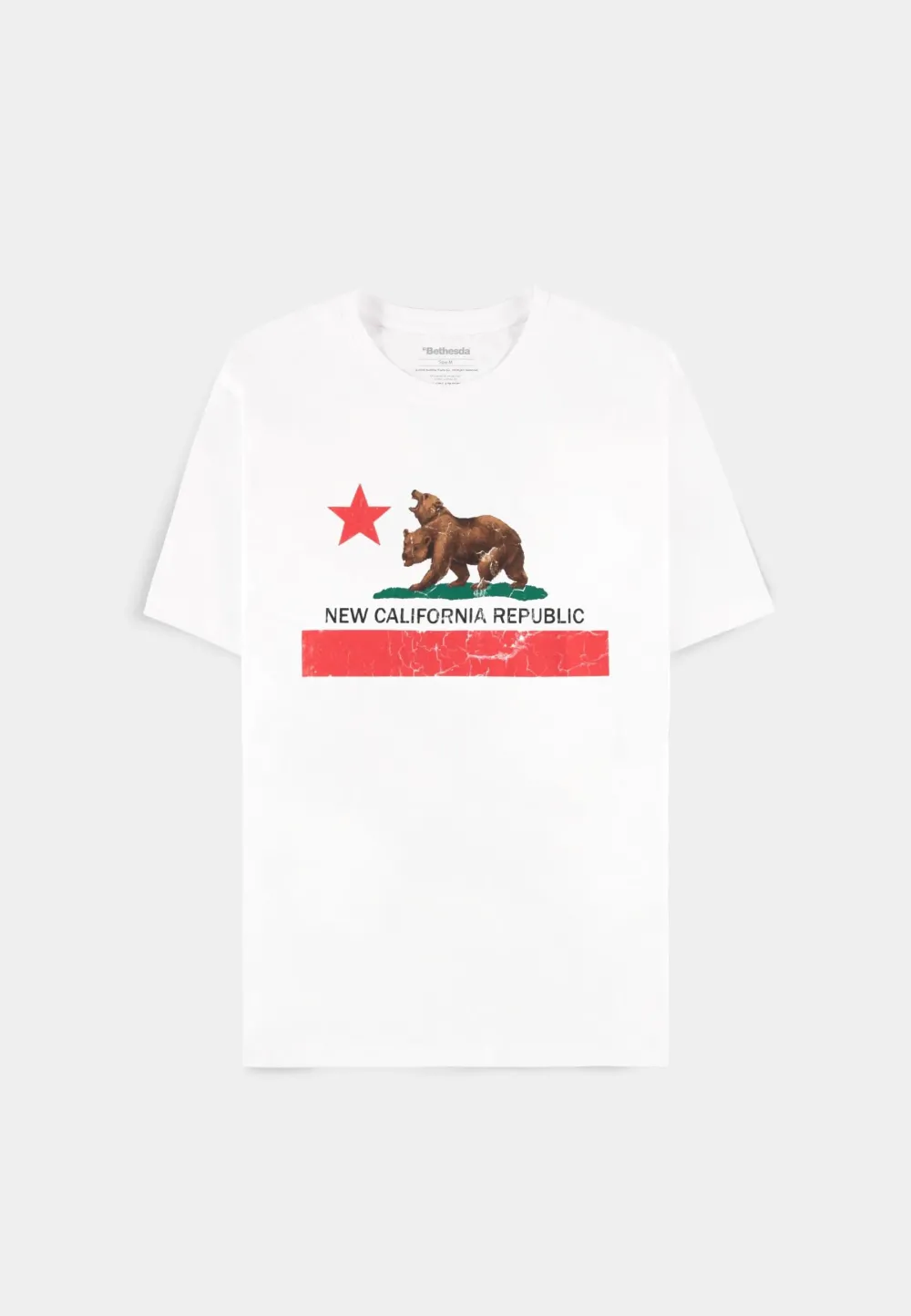 FALLOUT NEW CALIFORNIA REPUBLIC LOGO WHITE T-SHIRT