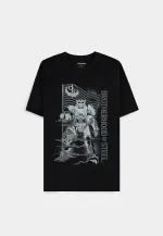 FALLOUT BROTHERHOOD OF STEEL POWER ARMOR PRINT BLACK T-SHIRT