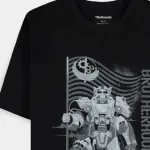 FALLOUT BROTHERHOOD OF STEEL POWER ARMOR PRINT BLACK T-SHIRT