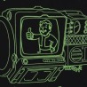 FALLOUT YOUR PIP-BOY YOUR FRIEND PRINT BLACK T-SHIRT