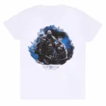 GOD OF WAR RAGNAROK KRATOS AND ATREUS READY TO FIGHT PRINT WHITE T-SHIRT