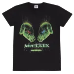 MATRIX ENTER THE MATRIX RED PILL OR BLUE PILL PRINT BLACK T-SHIRT