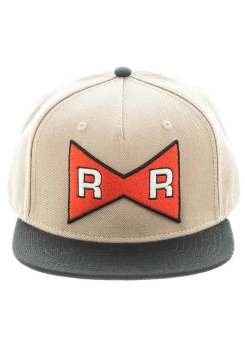 OFFICIAL DRAGON BALL Z - RED RIBBON ARMY SYMBOL BROWN SNAPBACK CAP
