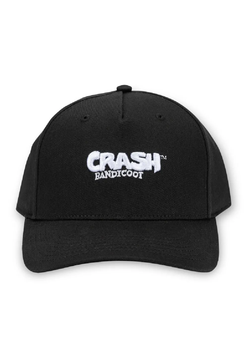 CRASH BANDICOOT LOGO WHITE EMBROIDERY SNAPBACK BASEBALL CAP