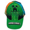 MINECRAFT CREEPER, ALEX, STEVE ALL OVER PRINT BASEBALL CAP [KIDS]