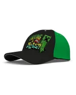 MINECRAFT HAVING A BLAST CREEPER TNT FRONT PRINT BASEBALL CAP [KIDS]