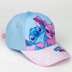 LILO AND STITCH STITCH AND ANGEL FRONT PRINT BASEBALL CAP [KIDS]