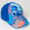 LILO AND STITCH STITCH SURFING FRONT PRINT BASEBALL CAP [KIDS]