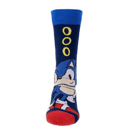 SONIC THE HEDGEHOG JUMP FOR COINS PAIR OF NOVELTY SOCKS