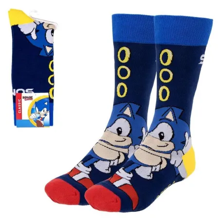 SONIC THE HEDGEHOG JUMP FOR COINS PAIR OF NOVELTY SOCKS