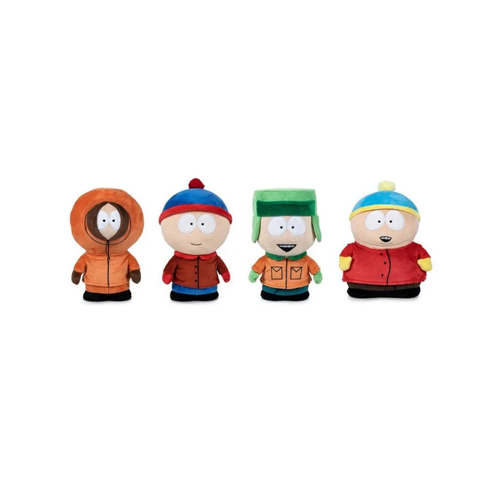 SOUTH PARK ERIC, KENNY, KYLE & STAN PLUSH CUDDLY SOFT TOY 15cm