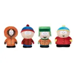 SOUTH PARK ERIC, KENNY, KYLE & STAN PLUSH CUDDLY SOFT TOY 15cm