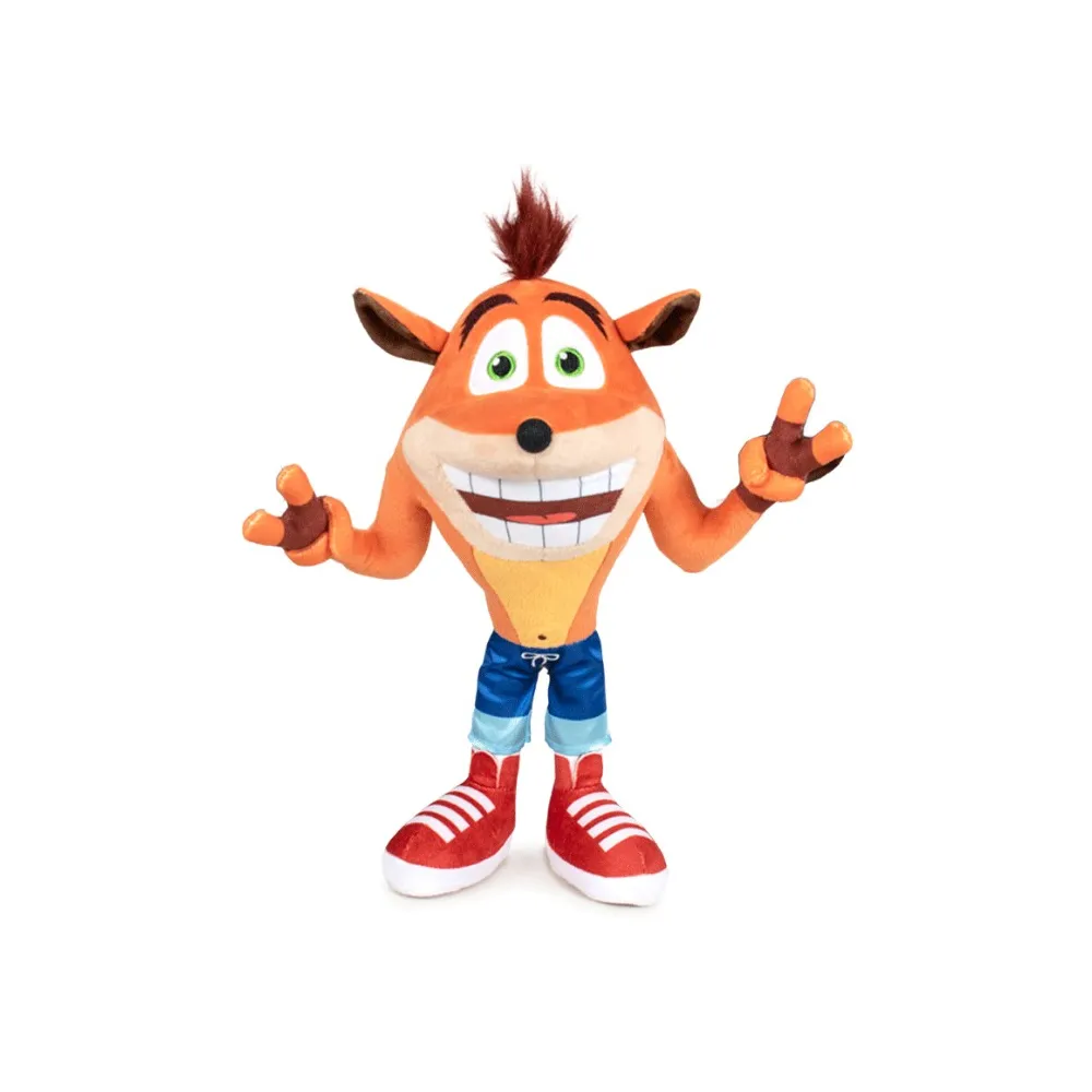 CRASH BANDICOOT WINNING POSE CUDDLY SOFT TOY 32cm