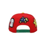 SUPER MARIO BROS ALL OVER CHARACTER PATCHES KIDS SNAPBACK BASEBALL CAP