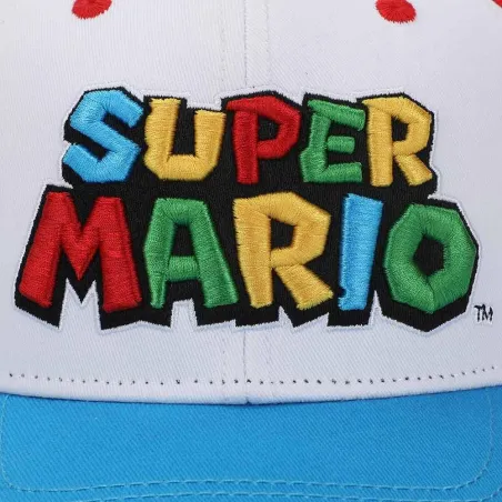 SUPER MARIO BROS ALL OVER CHARACTER PATCHES KIDS SNAPBACK BASEBALL CAP