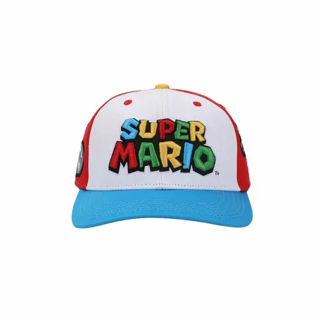 SUPER MARIO BROS ALL OVER CHARACTER PATCHES KIDS SNAPBACK BASEBALL CAP