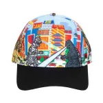 GODZILLA ALL OVER PRINT SNAPBACK BASEBALL CAP