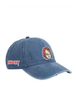 CHUCKY FACE EMBROIDERY CHILD'S PLAY DENIM BLUE STRAPBACK BASEBALL CAP