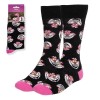 DISNEY ALICE IN WONDERLAND CHESHIRE CAT BLACK ADULT PAIR OF NOVELTY SOCKS