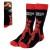 STRANGER THINGS DEMOGORGON BLACK ADULT PAIR OF NOVELTY SOCKS