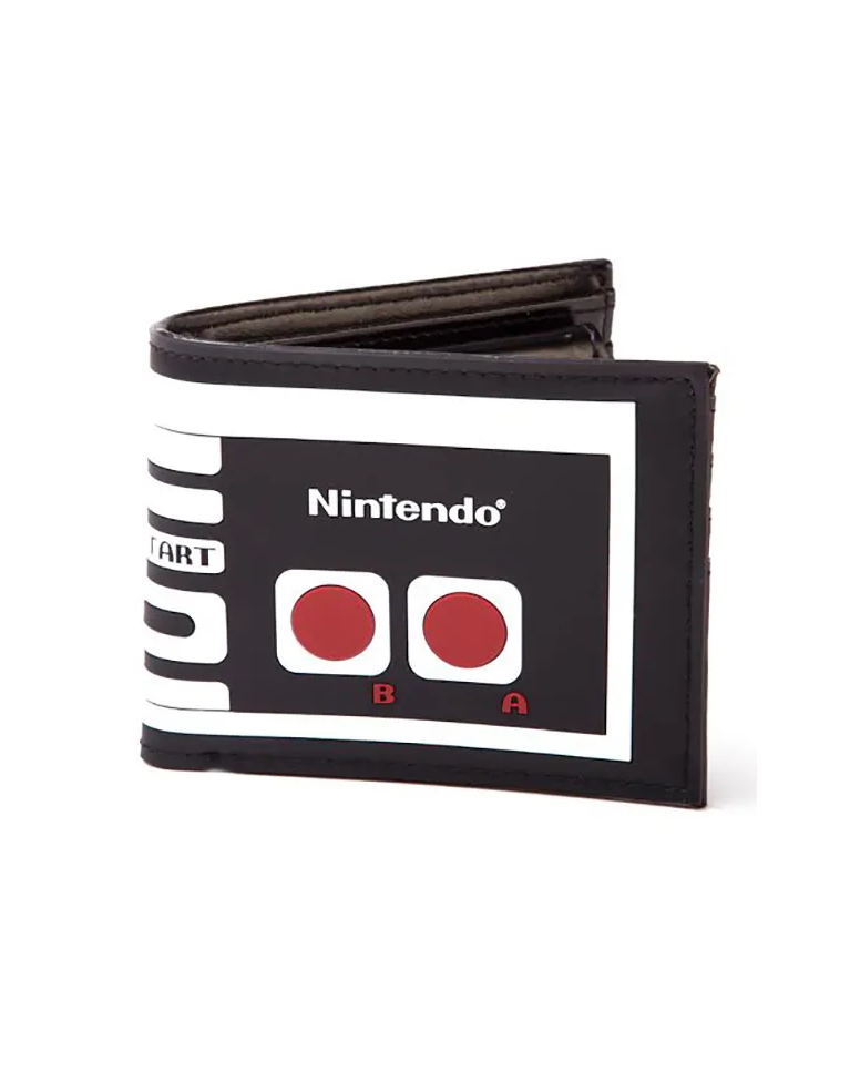 NINTENDO NES ENTERTAINMENT SYSTEM CONTROLLER BI-FOLD WALLET