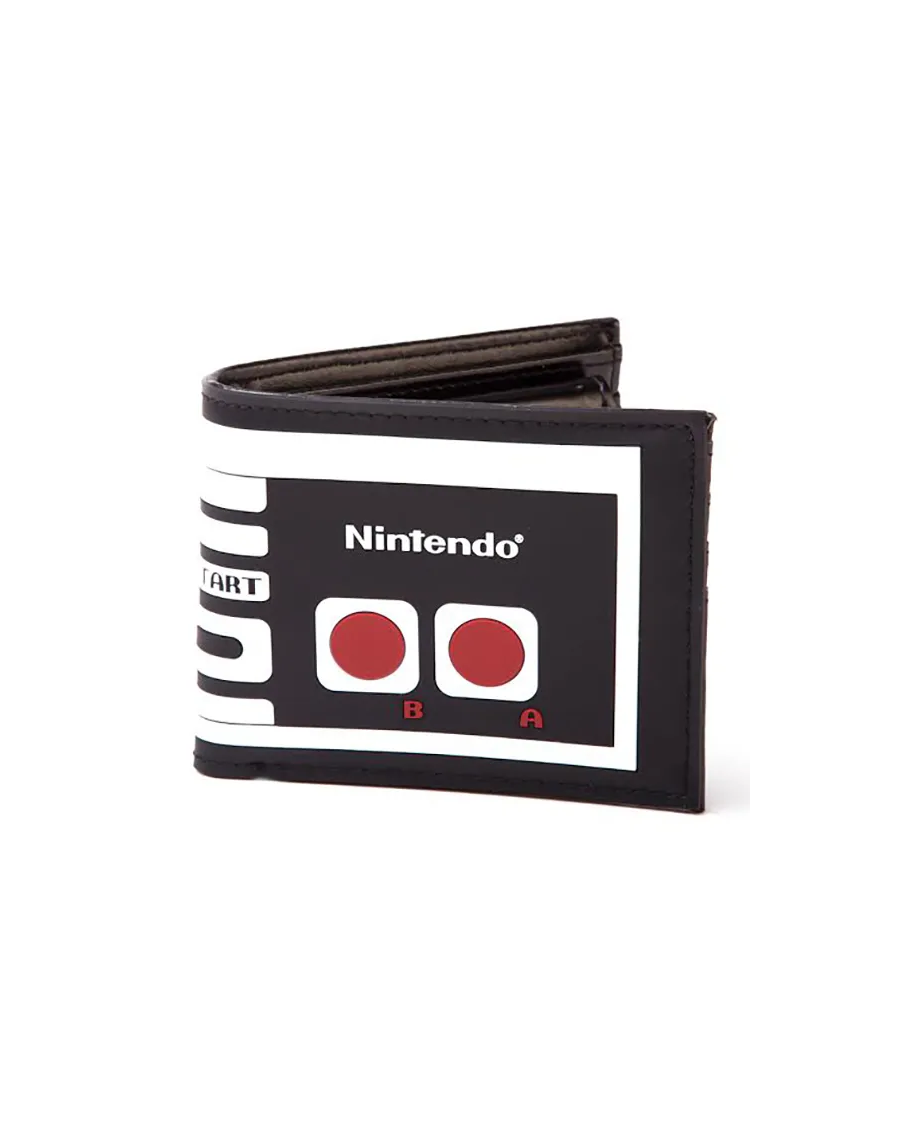 NINTENDO NES ENTERTAINMENT SYSTEM CONTROLLER BI-FOLD WALLET